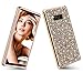 Galaxy S8 Case, Vofolen Galaxy S8 Case Glitter Bling Crystal Shiny Heavy Duty Protection Drop Impact Resistant Hybrid Protective Shell Dual Layer Soft Rubber Bumper Hard Cover for Galaxy S8 (Gold)