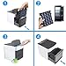 Artic Air Personal Air Ice Cooler Pure Mini Portable Air Conditioner Fan Desktop Space Cooler,Evaporative Air Cooler Humidifier,Purifier with 6 Speeds 7 Colors backlight Washable Filter for Bedroom