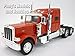 Peterbilt 389 Truck Diecast Metal 1/32 Scale Truck Model - RED