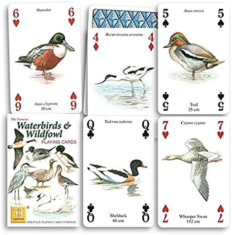 Heritage Playing Cards. Waterbirds and Wildfowl. [Toy] by Heritage Playing Cards