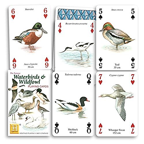 Heritage Playing Cards. Waterbirds and Wildfowl. [Toy] by Heritage Playing Cards
