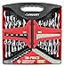 Husky 28CW002NC 28-Piece SAE and Metric Combination Wrench Set and Plastic Labeled Storage Case