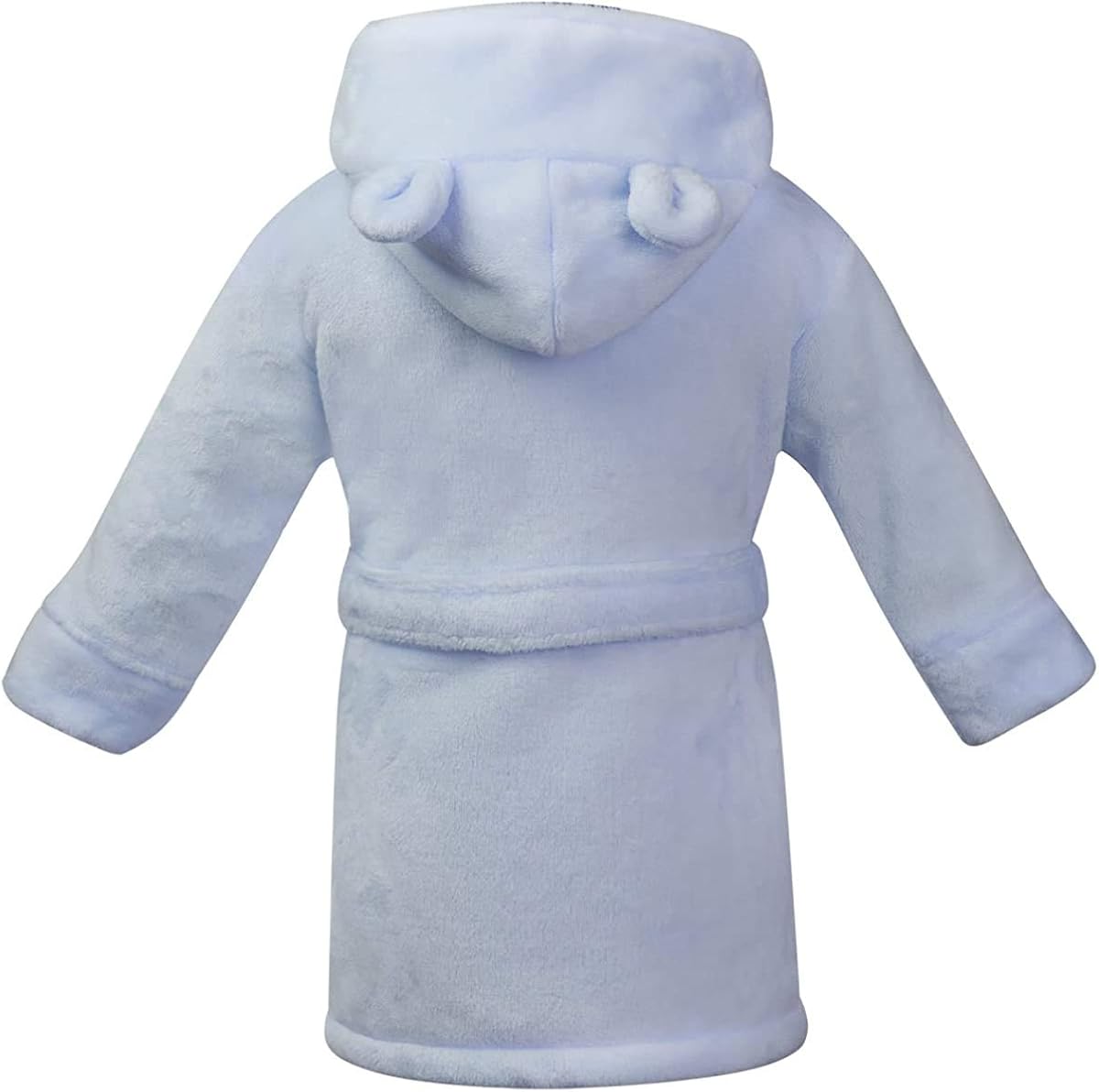Babytown Baby Boys & Girls Soft Plush Fleece Dressing Gown Blue 0-6 Months: Clothing