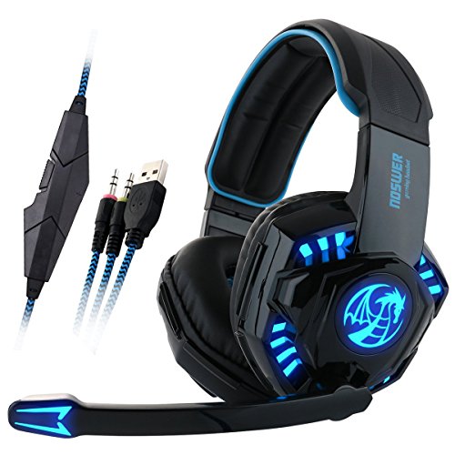 Buy Gaming Headset, GranVela I8 Wired OverEar Stereo PC Headphones