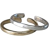 Stacking Cuff, Ear Cuff Set in Silver and Gold