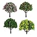 20pcs 3 inch Scenery Landscape Train Model Trees Scale 1/100--Made of Plastic Cement