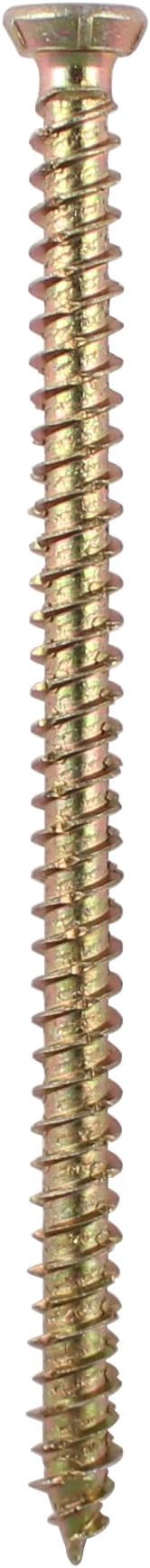 TIMCO ZYP Multi-Fix Concrete Screw 7.5 x 90 Yellow Box of 100