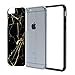 True Color Case Compatible with iPhone 6/S Case, Black & Gold Marble [Stone Texture Collection] Slim Hybrid Hard Back + Soft TPU Bumper Protective Durable [True Protect Series] iPhone 6/6s 4.7