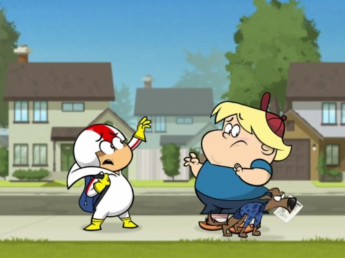 Kick buttowski homework image