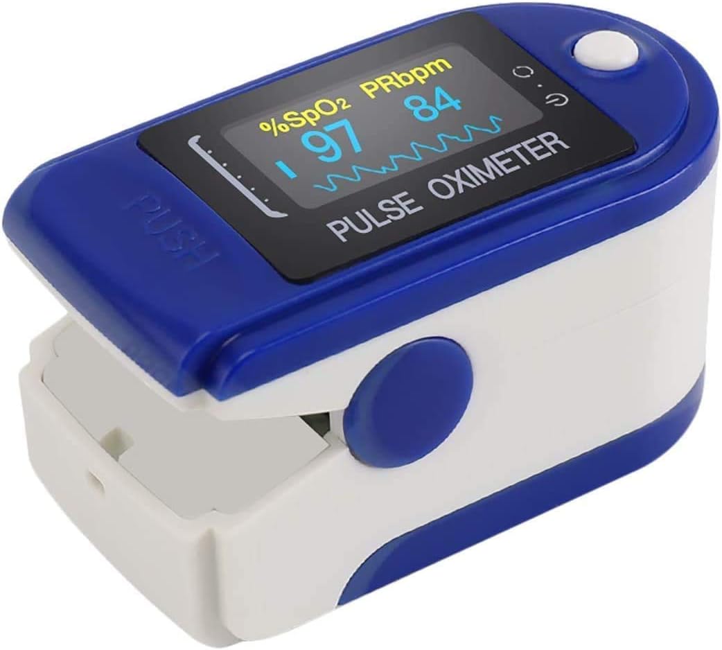 Pulse oximeter, fingertip oximeter, Heart Rate oximeter, Home Exercise