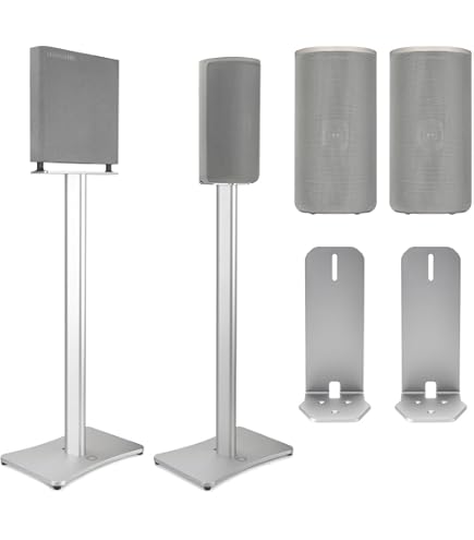 Amazon.com: Speaker Stands Pair - Floor Stand Mount Compatible