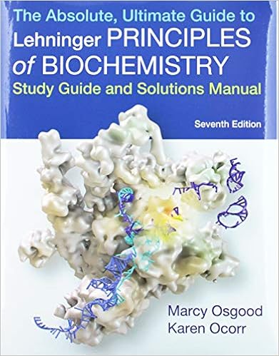 Amazon Com Lehninger Principles Of Biochemistry 7e Study Guide And Solutions Manual For Lehninger Principles Of Biochemistry 7e 9781319125776 Nelson David L Cox Michael M Books