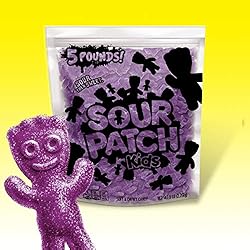 SOUR PATCH KIDS Purple Grape Soft & Chewy Candy, 5