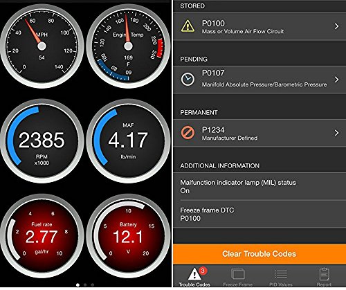 [Upgraded Chip] WiFi OBD2 Scanner Car Diagnostic Tool - Vehicle Code Reader Wireless OBD II Check Engine for iOS Android & Windows Device, More Than 3000 Code Database - Thumbnail 4