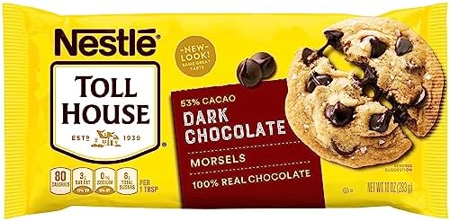 Nestle Toll House Dark Chocolate Chips, 10 Oz(Pack of 1)