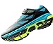 TriSeven Mountain MTB Shoes - Lightweight, Breathable Synthetic Leather, Anti-Slip Heal & SPD/Indoor Cycling Compatible! (Blue, Numeric_11)