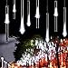 Meteor Shower Lights, guaiboshi LED Falling Rain lights 11.8in 8 Tubes 192leds Waterproof Christmas Icicle Light,Outdoor Raindrop Cascading Light for Party Wedding Garden Holiday Xmas Decoration,White