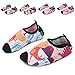 L-RUN Kids Swim Water Shoes Barefoot Aqua Socks Shoes for Beach Pool Surfing Yoga