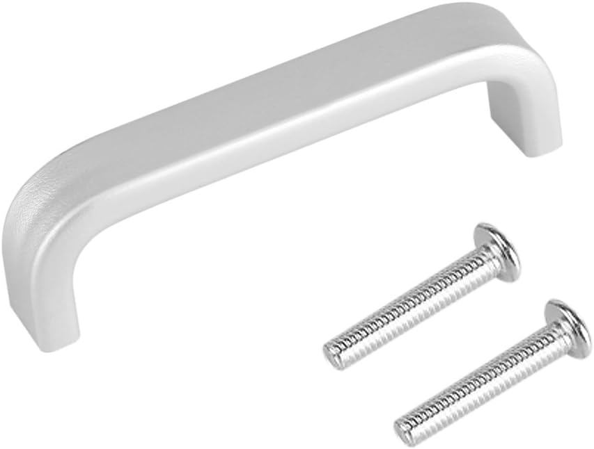 Fdit Pack of 4 Pull Handle Aluminium Alloy for Home Furniture Drawer Cabinet Wardrobe Chest of Drawers Hardware with Screws (64 mm)