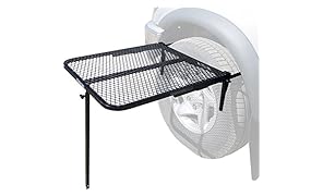 Tailgater Tire Table Vehicle Tire-Mounted Steel Camping, Travel, and Outdoor Work Table