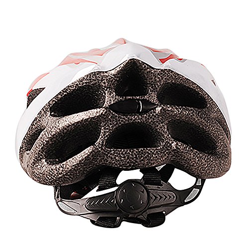 Boofab Adult Safety Helmet Adjustable Road Cycling Mountain Bike Bicycle Helmet Ultralight Inner Padding Chin Protector and visor (C)