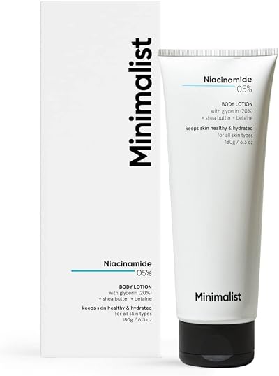 Minimalist Niacinamide 5% Body Moisturizer 180 g Lotion for Men Women