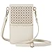 Cell Phone Bag, AnsTOP Universal Small Crossbody Bag Mini Phone Pouch with Shoulder Strap (Beige)