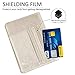Leminimo Leather Passport Cover Case With RFID Blocking - Gold Passport Holder Travel Wallet
