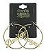 Bioworld Harley Quinn Suicide Squad Damaged Text Hoop Earrings