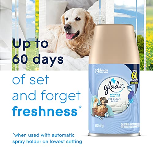 Glade Automatic Spray Refill, Air Freshener for Home and Bathroom, Pet
