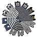 6 Pairs Toddler Non Skid Anti Slip Crew Socks With Grips For 1-3T Baby Boys Ankle Walker Cartoon Footsocks Sneakers Socks