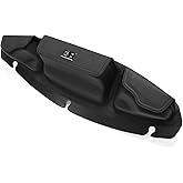 MZS Motorcycle Windshield Bag for Street Glide/Electra Glide/Triglide 14-Up | Touring Three Pocket Batwing Fairing Pouches, Fits Electraglide 14-24, Streetglide 14-23, Triglide 14-25, Ultra Limited 14-24