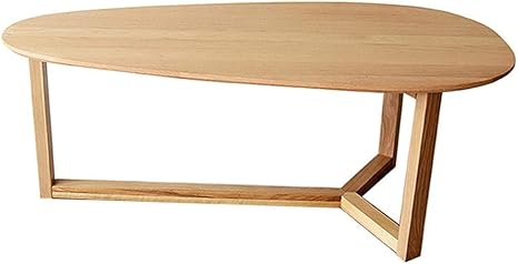 Amazon De Qrfdian Europaische Und Amerikanische Tisch Tropfenformige Massivholz Couchtisch