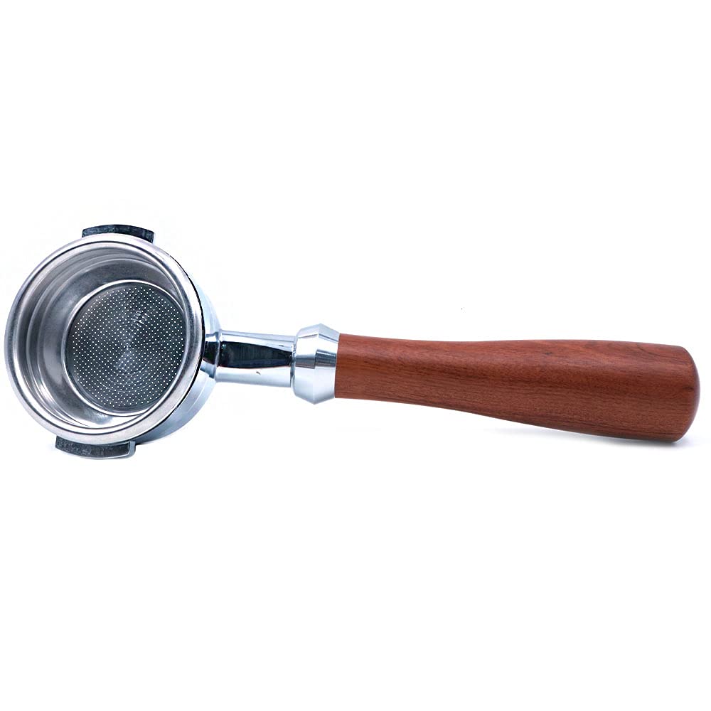 ANCLLO 58mm Bottomless Portafilter 1 Ears Brewing Handle For Welhome KD210S2 270 310 135B Coffee Machines Professional Stainless Steel Bottomless Portafilter