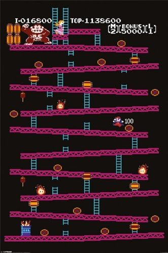 Gaming Nintendo – donkeyde Nintendo Poster 61 cm x 91.5 cm, vintage