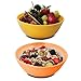 Primrose Colorful Bowls by Madero Kitchen Set of 6 PREMIUM Ceramic Breakfast Bowls - 6.2 Inches, 22 OZ - 100% Secure Packaging - BEAUTIFUL DESIGN and DIFFERENT COLOURS! Also individual items available