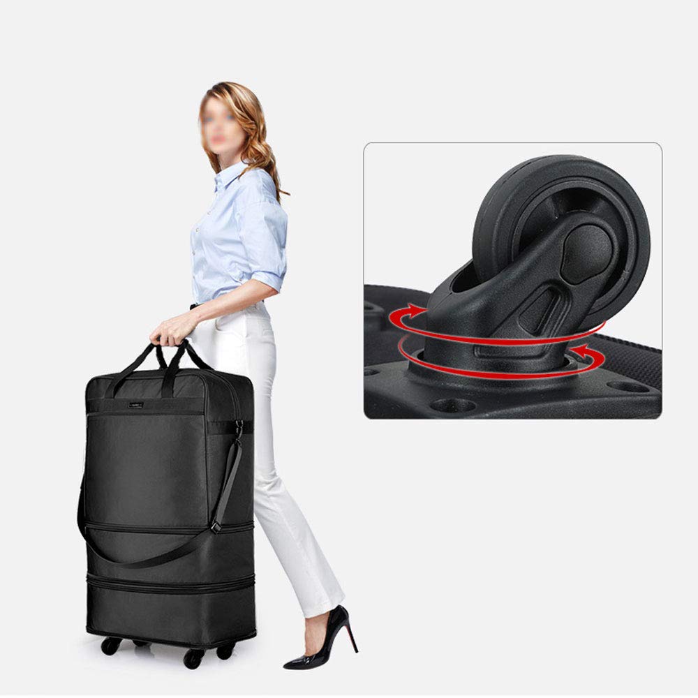Borsa Porta Scarpe Viaggio In Poliestere Nero – Capiente 2-3 Paia, Pieghevole E Resistente All'acqua