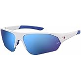 Under Armour UA7000 Instinct Wrap Around Sunglasses for Youth (For girls For boys) +BUNDLE with ACCESSORY EYEWEAR KIT