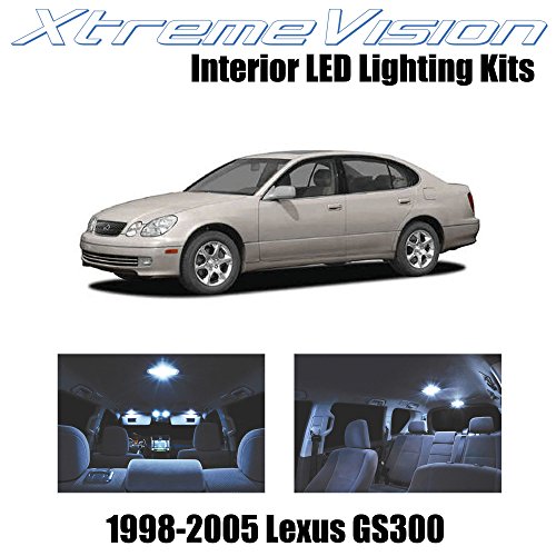 XtremeVision Lexus ES300 ES350 2013-2015 (10 Pieces) Cool White Premium Interior LED Kit Package + Installation Tool Tool