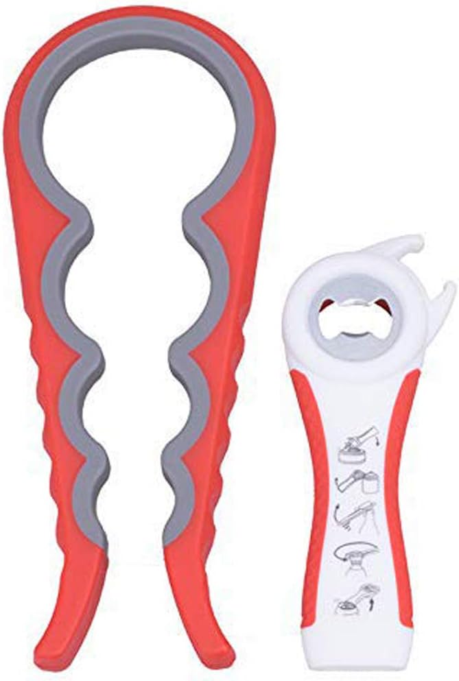 Finduat Jar Opener, Can Opener and Bottle Opener Set, Best Rated Kitchen Grippers To Remove Stubborn Lids, Caps and Bottles, Designed for Small Hands, Seniors or Anyone Who Suffers From Arthritis