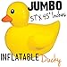 Rhode Island Novelty Giant Inflatable Rubber Ducky Duck | Discontinued by Manufacturer |