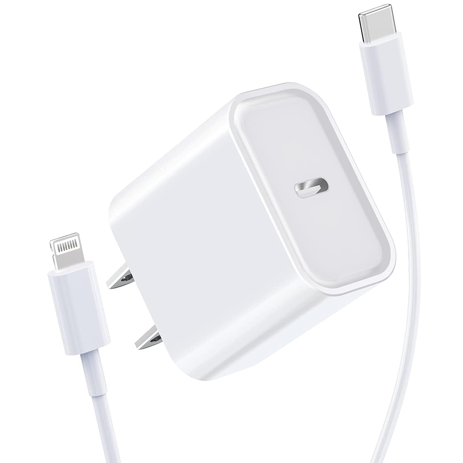 5Ft USB C Fast Charger Cable Fit for iPad 9th Generation 10.2 inch (2021) A2603 A2604 20W Wall Charging Block Adapter with USB C to Lightning Power Cord Wire