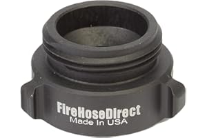 FIREHOSEDIRECT Aluminum 1" Female NH to 1 1/2" Male NH Fire Hose Adapter