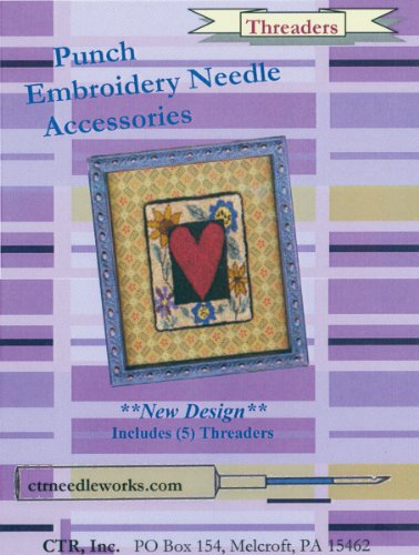 CTR Punch Embroidery Needle Threaders, 5-Pack