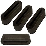 HQRP 4-pack Outer Circular Filter for Bissell PowerForce Helix Bagless 12B1R, 12B1U, 12B1V, 12B1W, 68C71, 2140, 68C7, 68C7C, 68C7R, 68C7U, 68C7V, 68C7W Vac Vacuum Cleaner Upright + HQRP Coaster