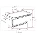 Votamuta Wholesale and Retail Antique Carving Toilet Roll Paper Rack wiht Phone Shelf Wall Mounted Bathroom Paper Holder and Hook