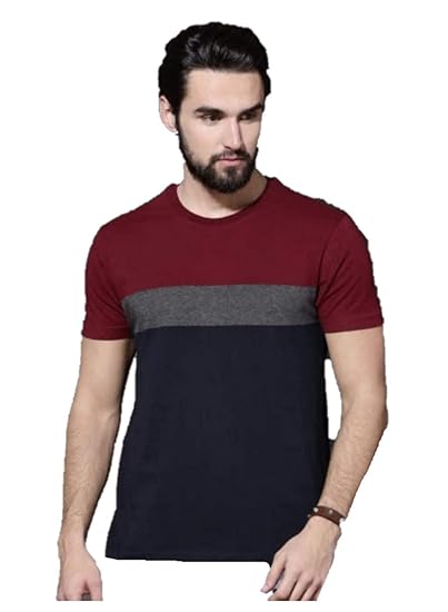 maroon t shirt outfit mens