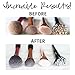 Makeup Brush Cleaner - Zoe Ayala Revolutionary Electronic Makeup Brush Cleaner & Dryer - 8 Flexible Collars Fit Most All Brush Sizes - Cruelty Free - As Seen on TV - 25 Seconds & DONE