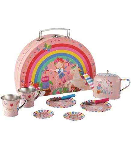 Amazon.com: Moulin Roty Suitcase - Tea Party Set -The Rosalies