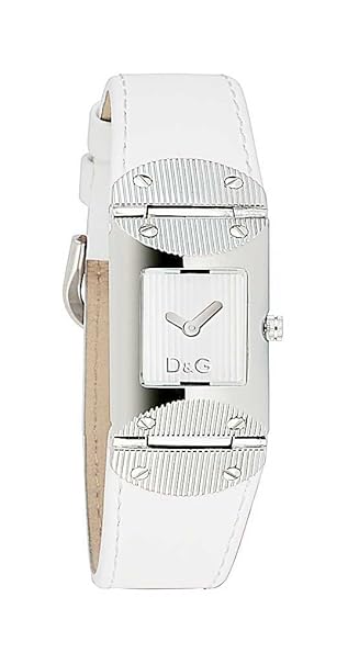 D&G Dolce&Gabbana Damen-Armbanduhr TWEED SLV DIAL WTE STRAP DW0326